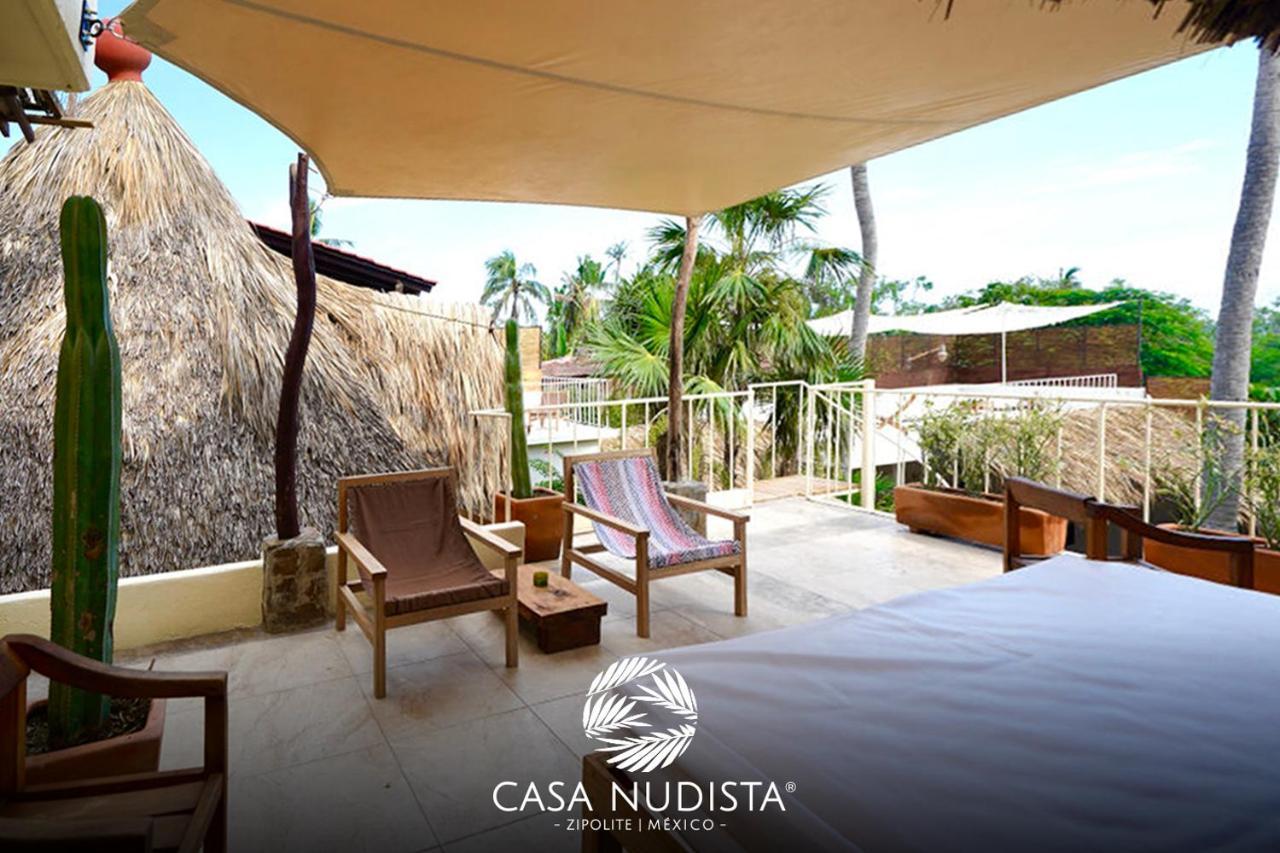 Casa Nudista - Lgbt Hotel Zipolite Extérieur photo