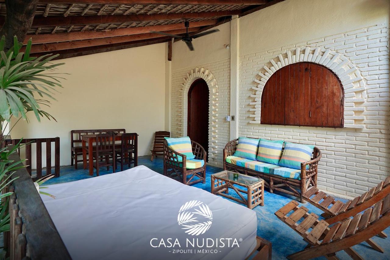 Casa Nudista - Lgbt Hotel Zipolite Extérieur photo