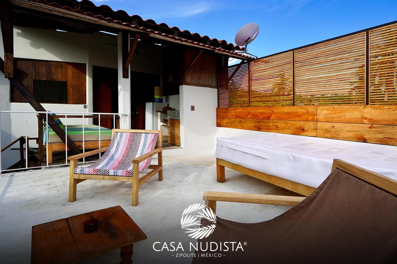 Casa Nudista - Lgbt Hotel Zipolite Extérieur photo