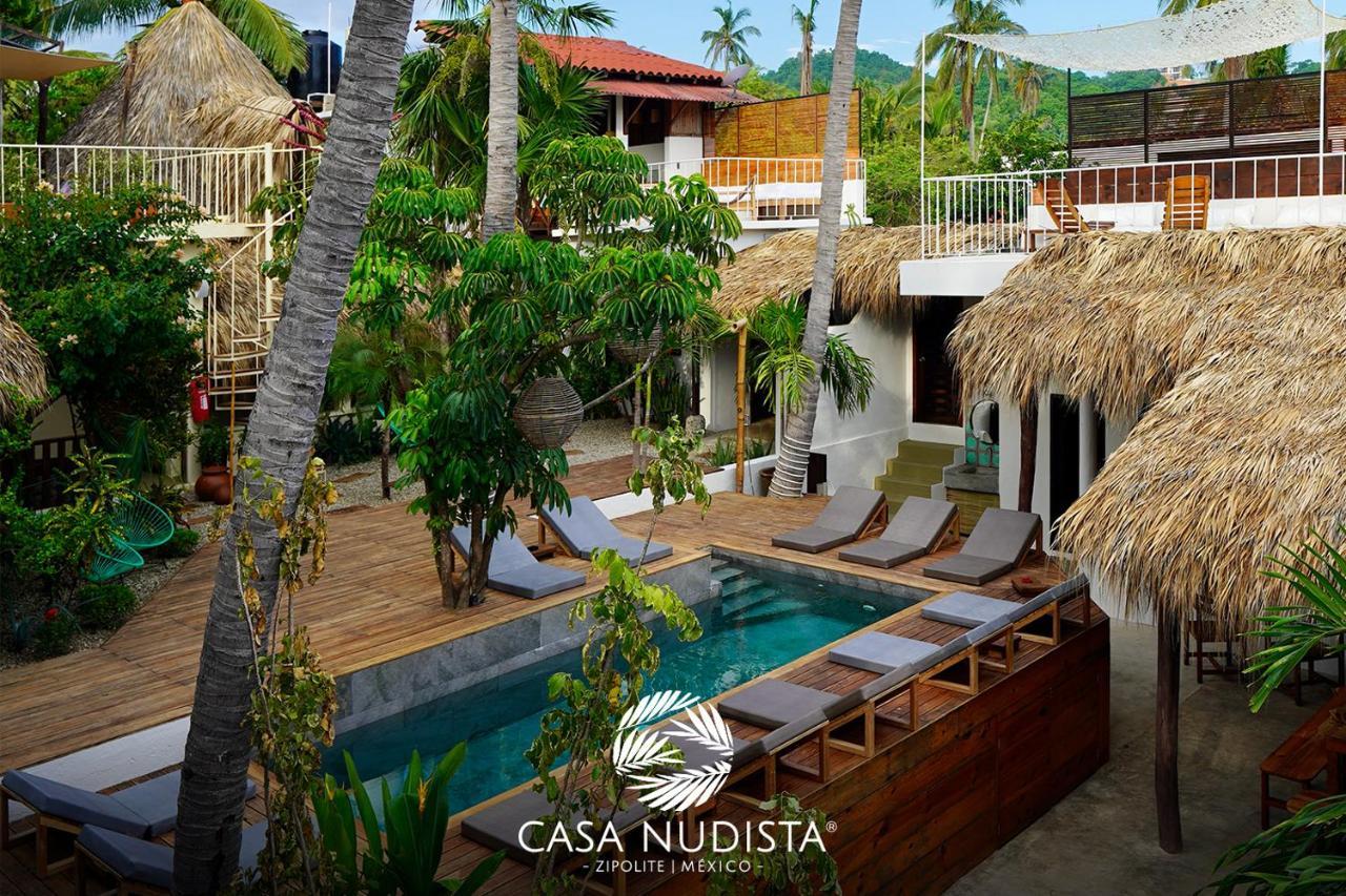 Casa Nudista - Lgbt Hotel Zipolite Extérieur photo