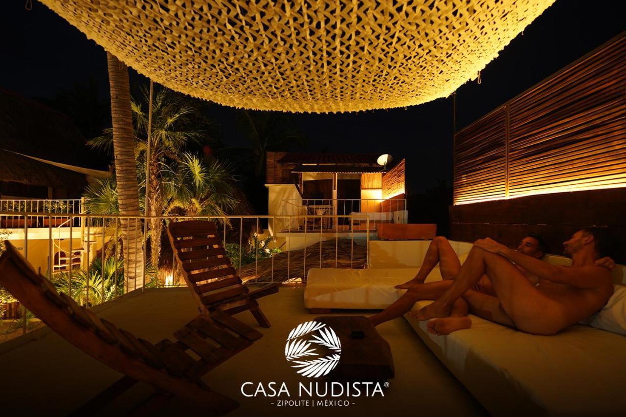 Casa Nudista - Lgbt Hotel Zipolite Extérieur photo